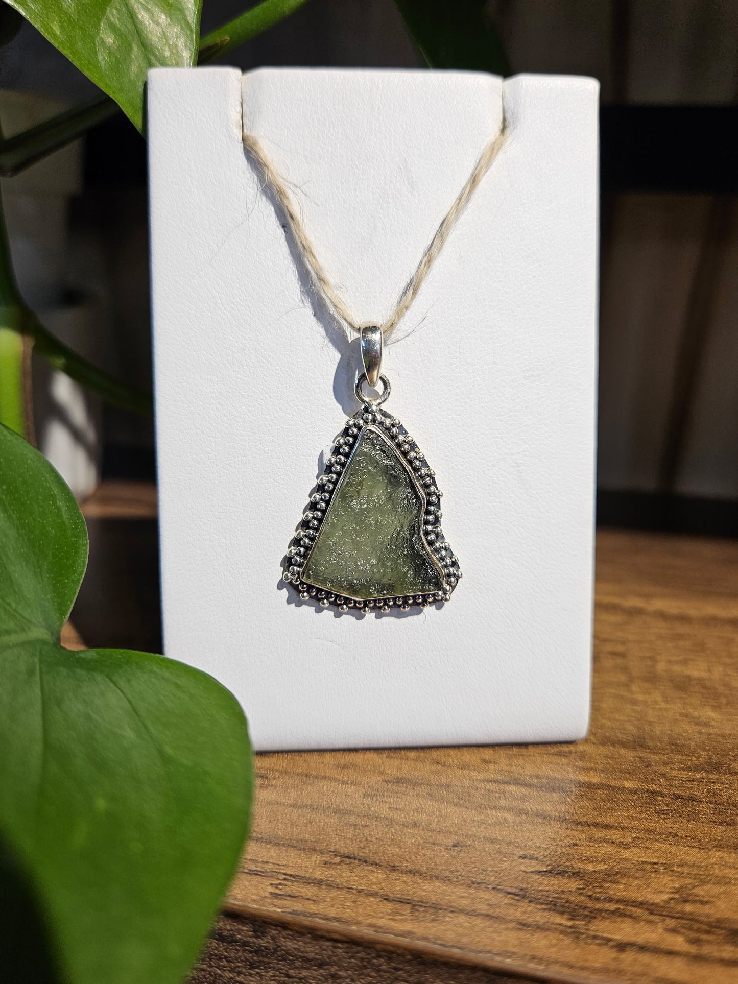 Moldavite Pendant