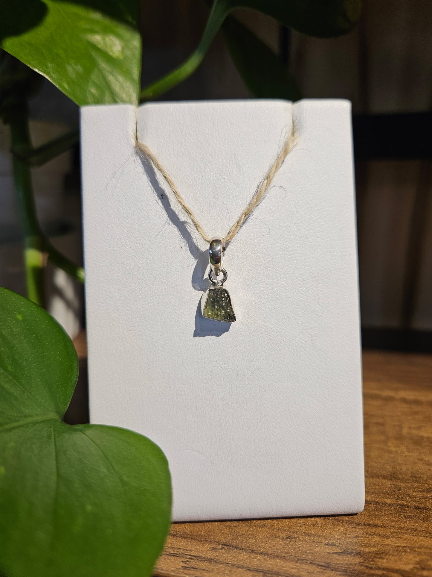 Moldavite Mini Pendant