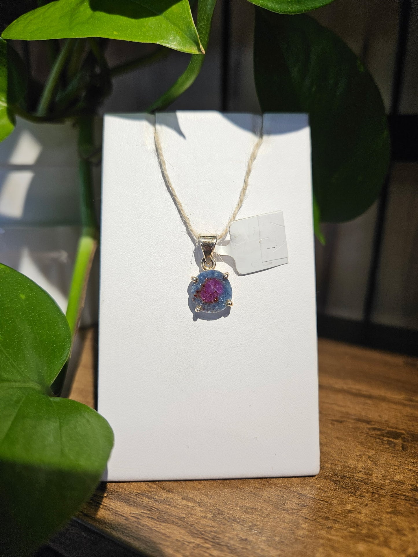 Ruby in Kyanite Pendant
