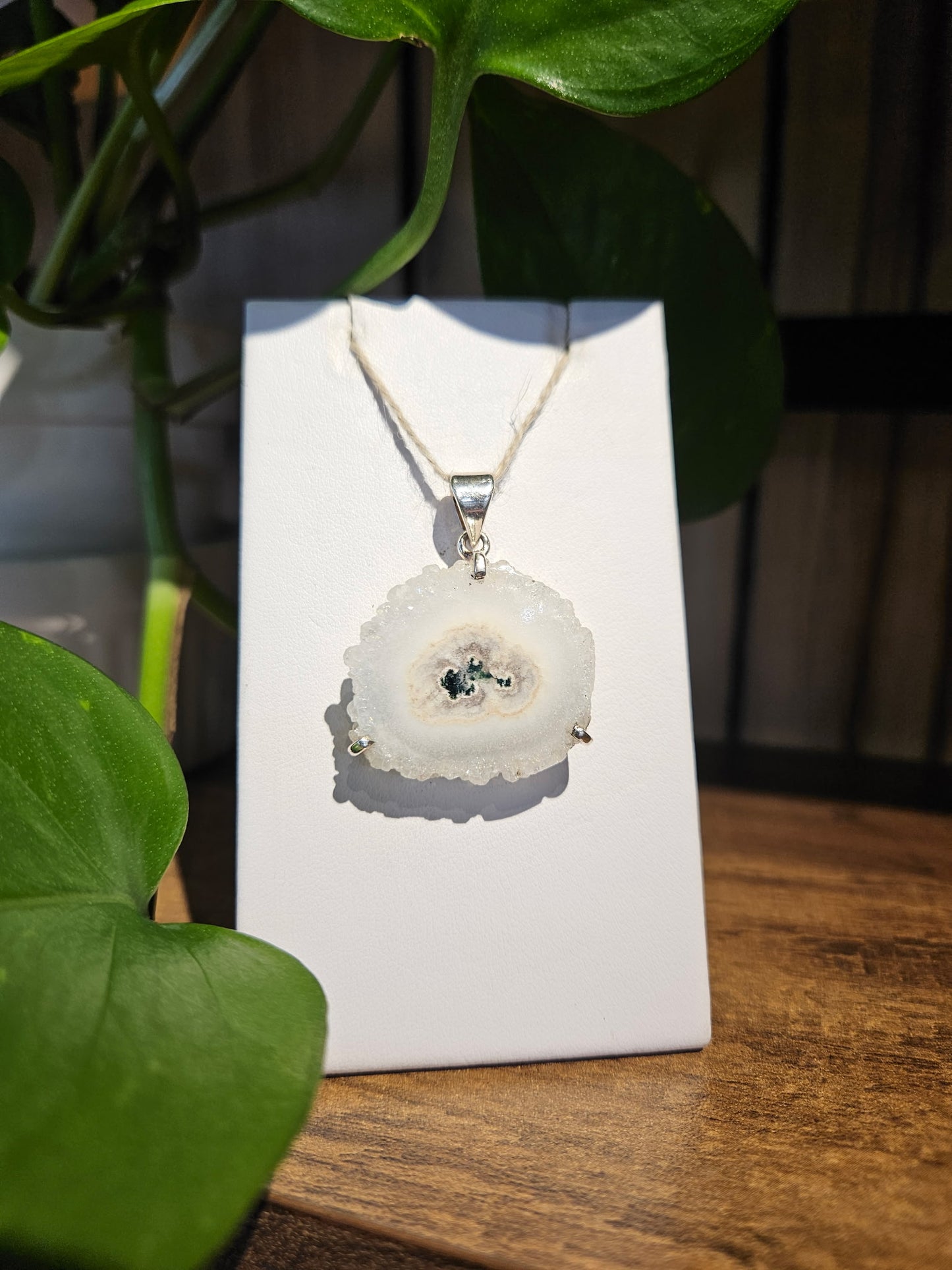 White Stalactite Pendant