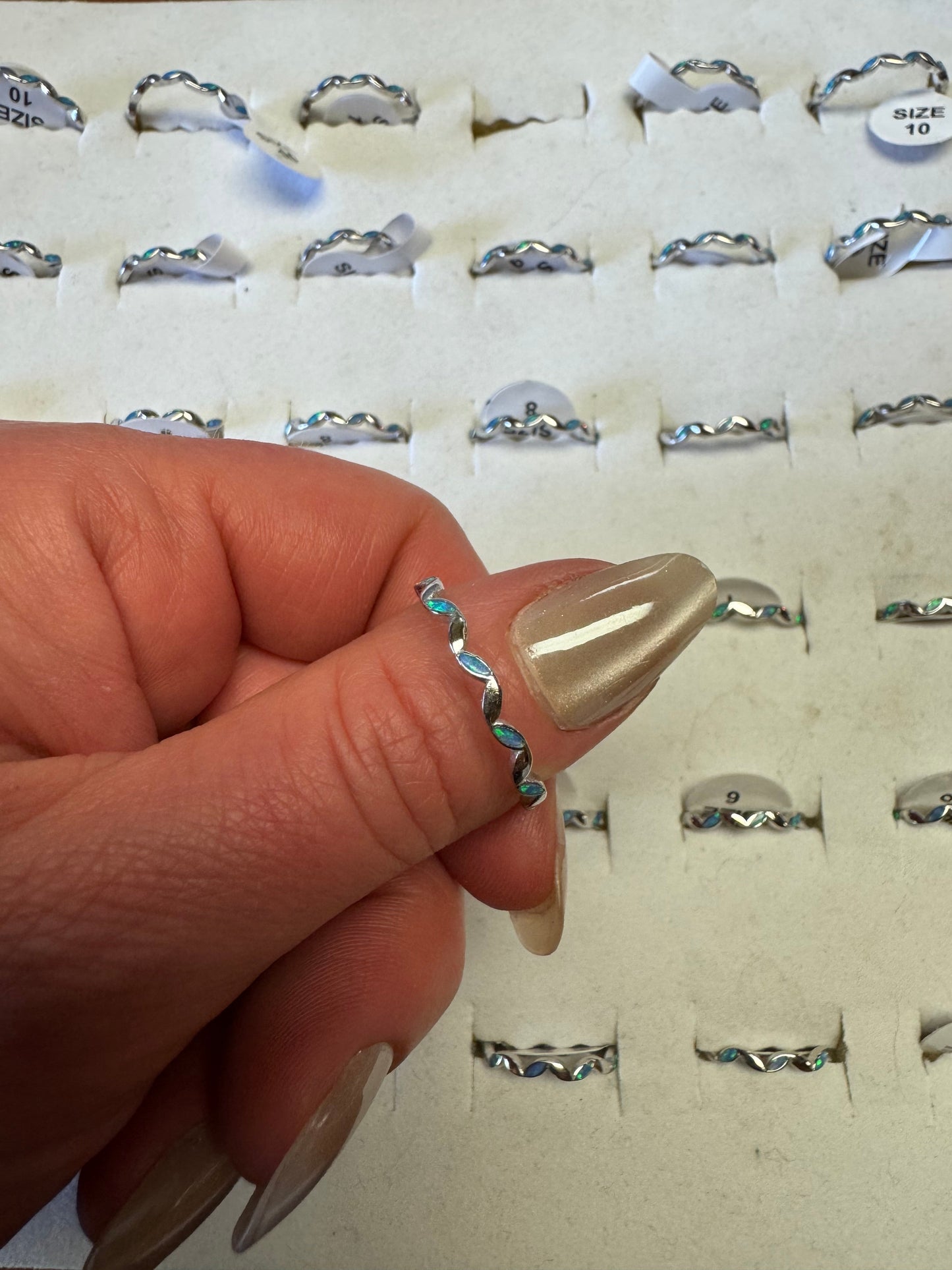 Sterling Silver Squiggle Rings Mountain Mineral Market