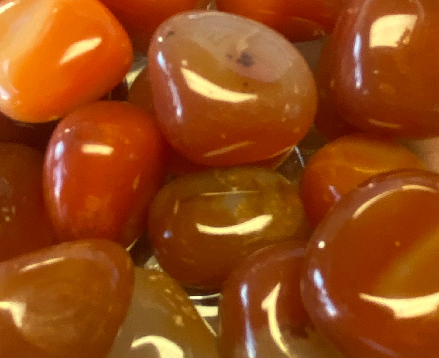Carnelian Tumble Stone Mountain Mineral Market