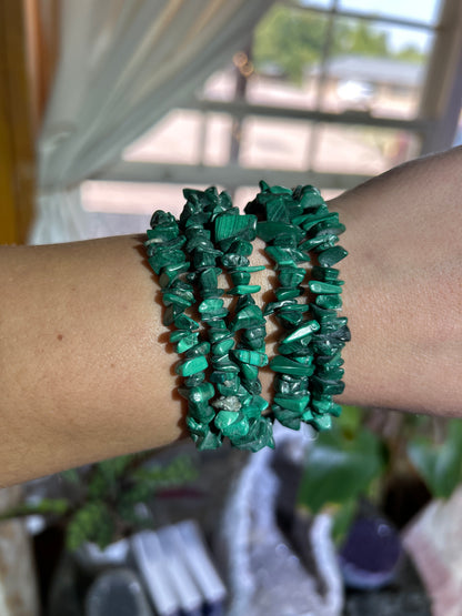Gemstone Chip Bracelets