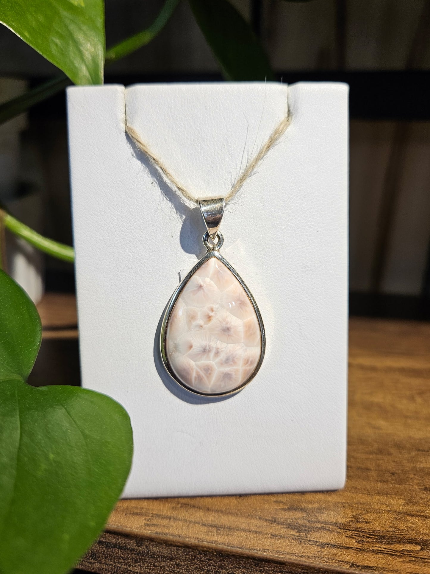 Pink Natrolite Pendant