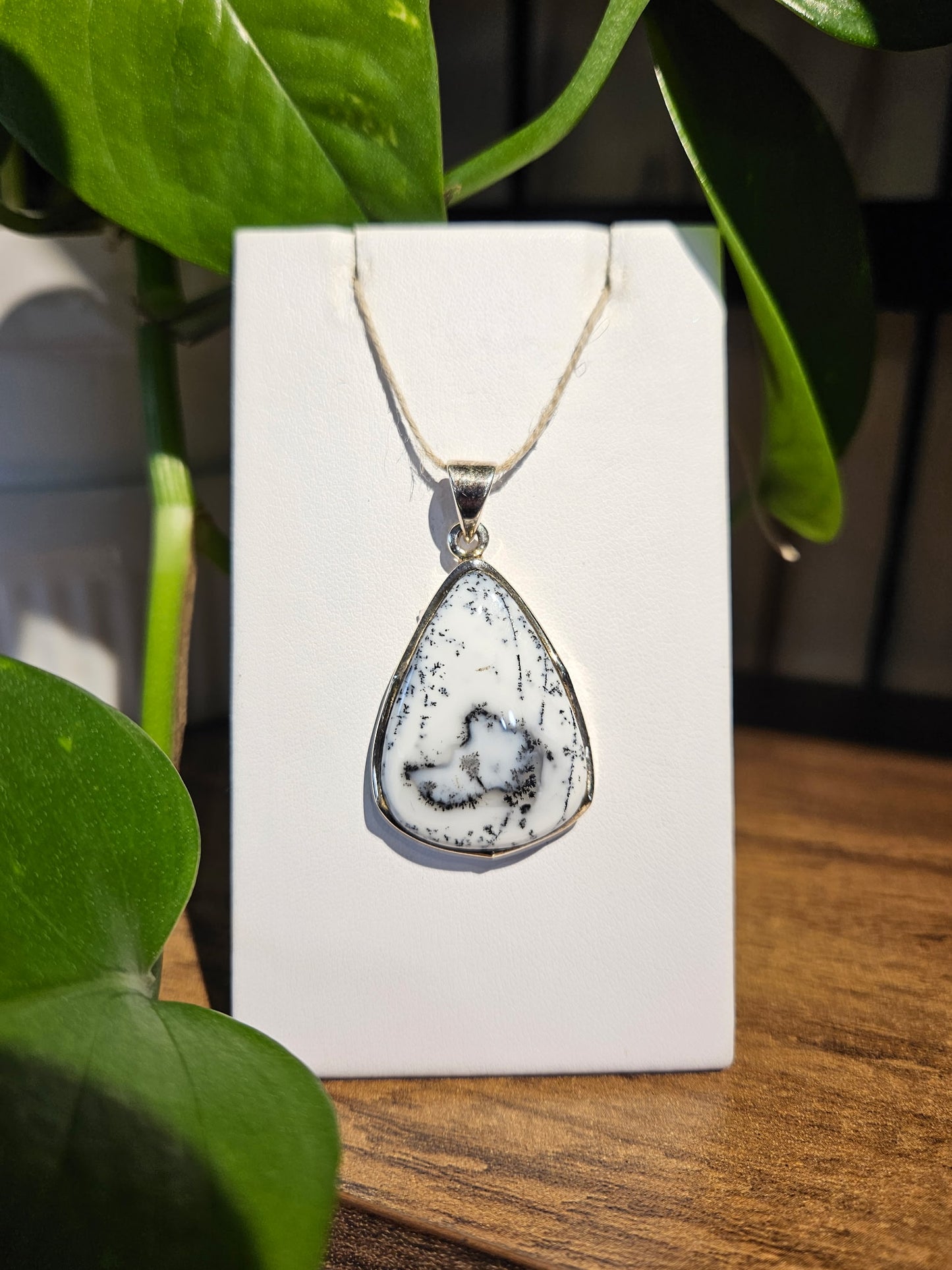 Dendritic Opal Pendant