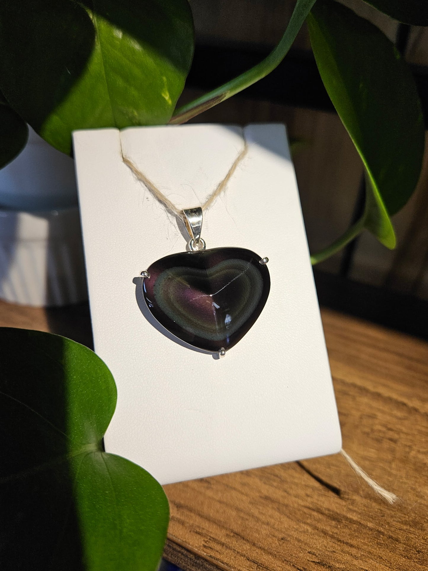 Rainbow Obsidian Pendant