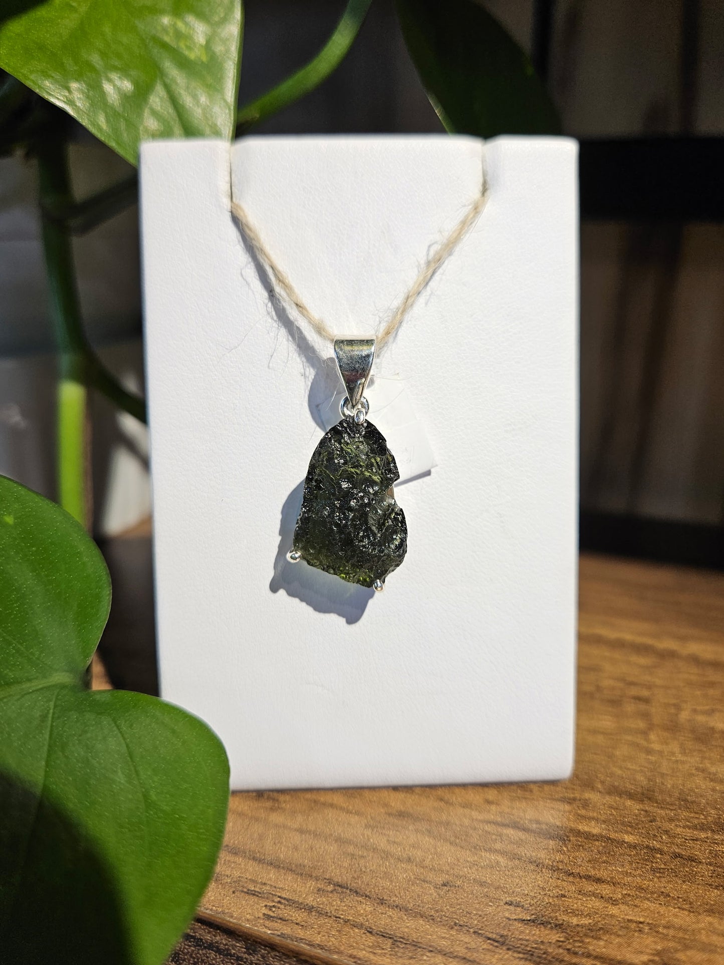 Moldavite Pendant