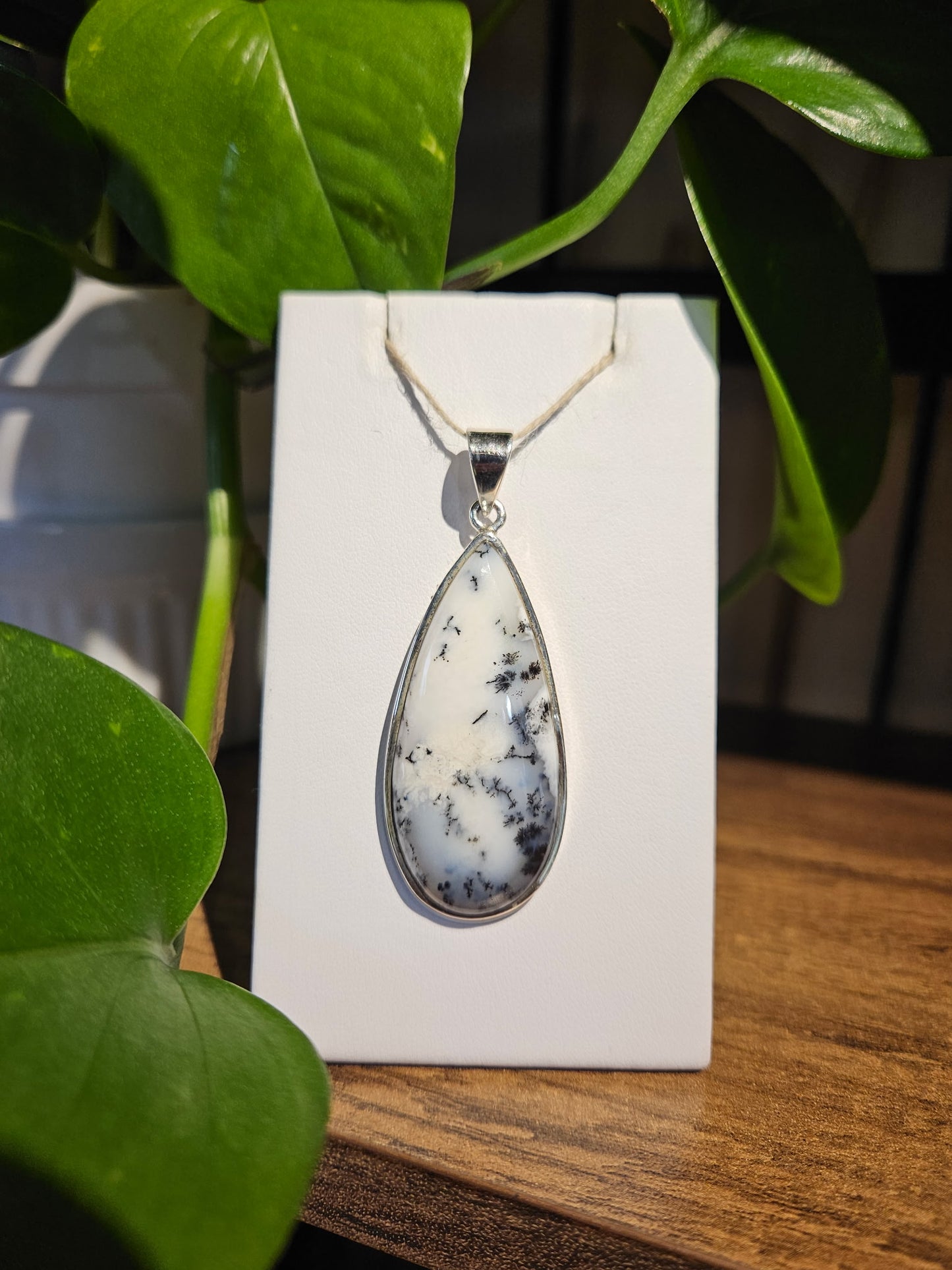 Dendritic Opal Pendant