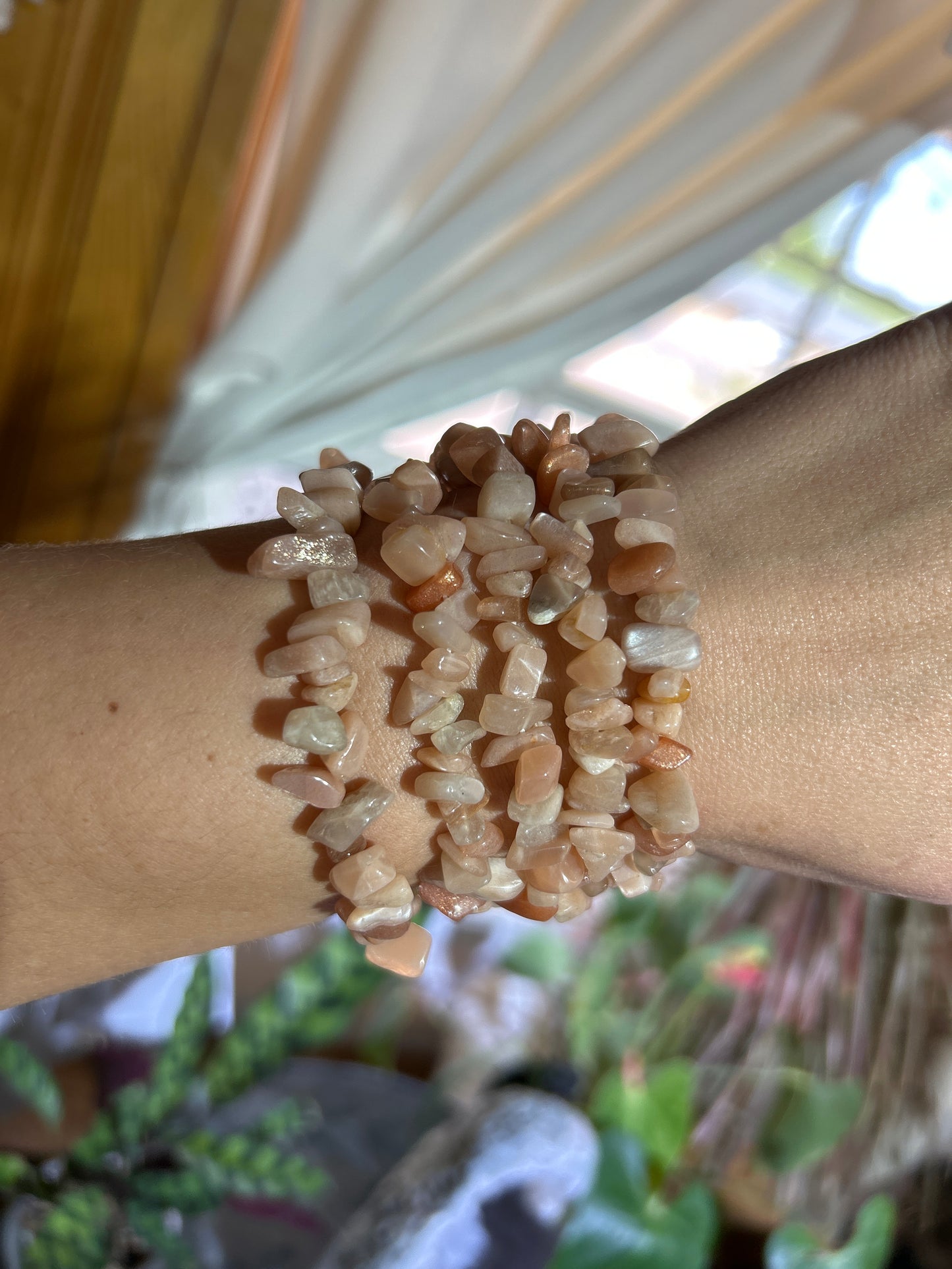 Gemstone Chip Bracelets