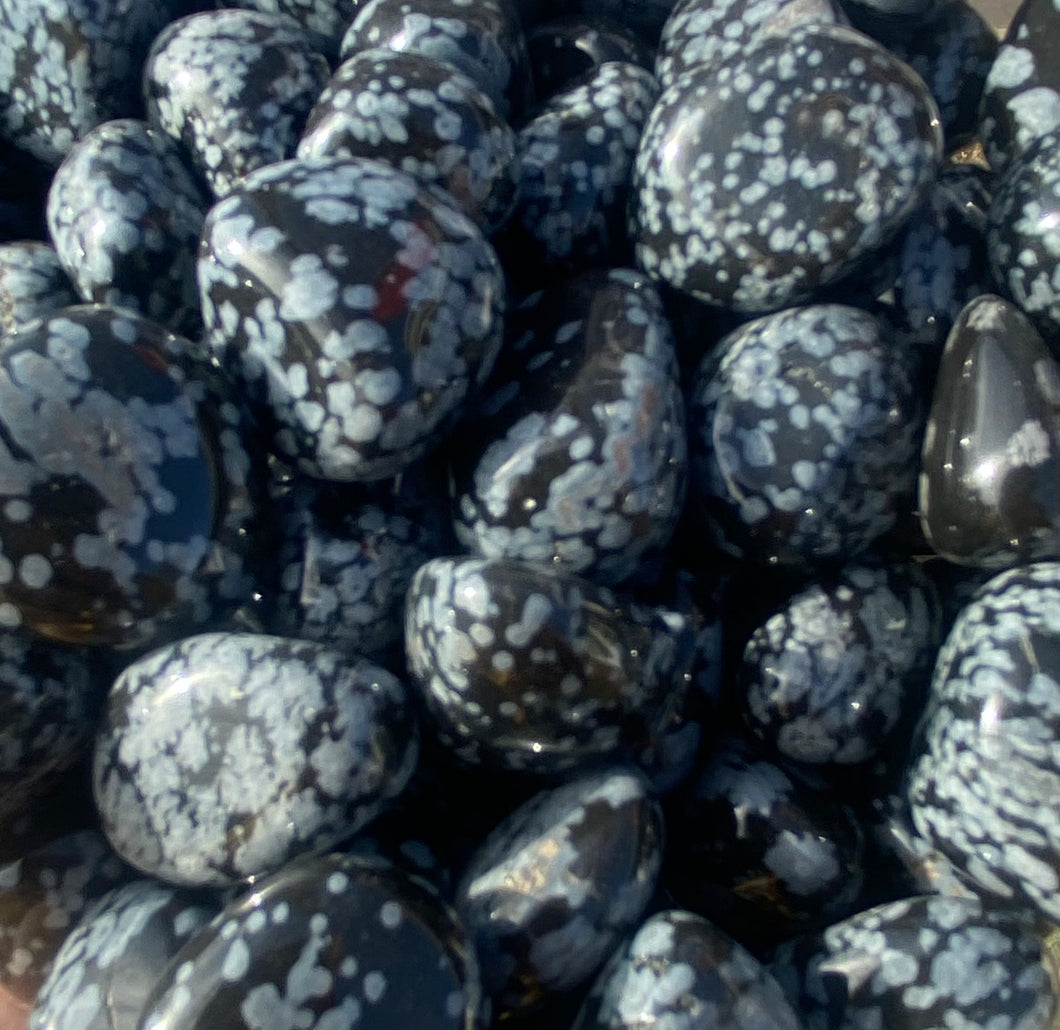 Snowflake Obsidian Tumble