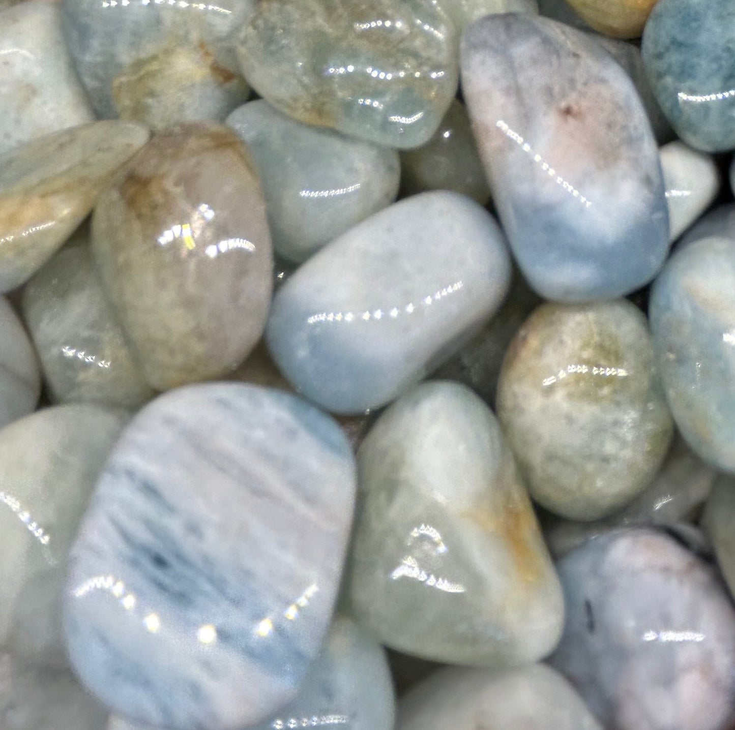 Aquamarine A Grade Tumbles Mountain Mineral Market