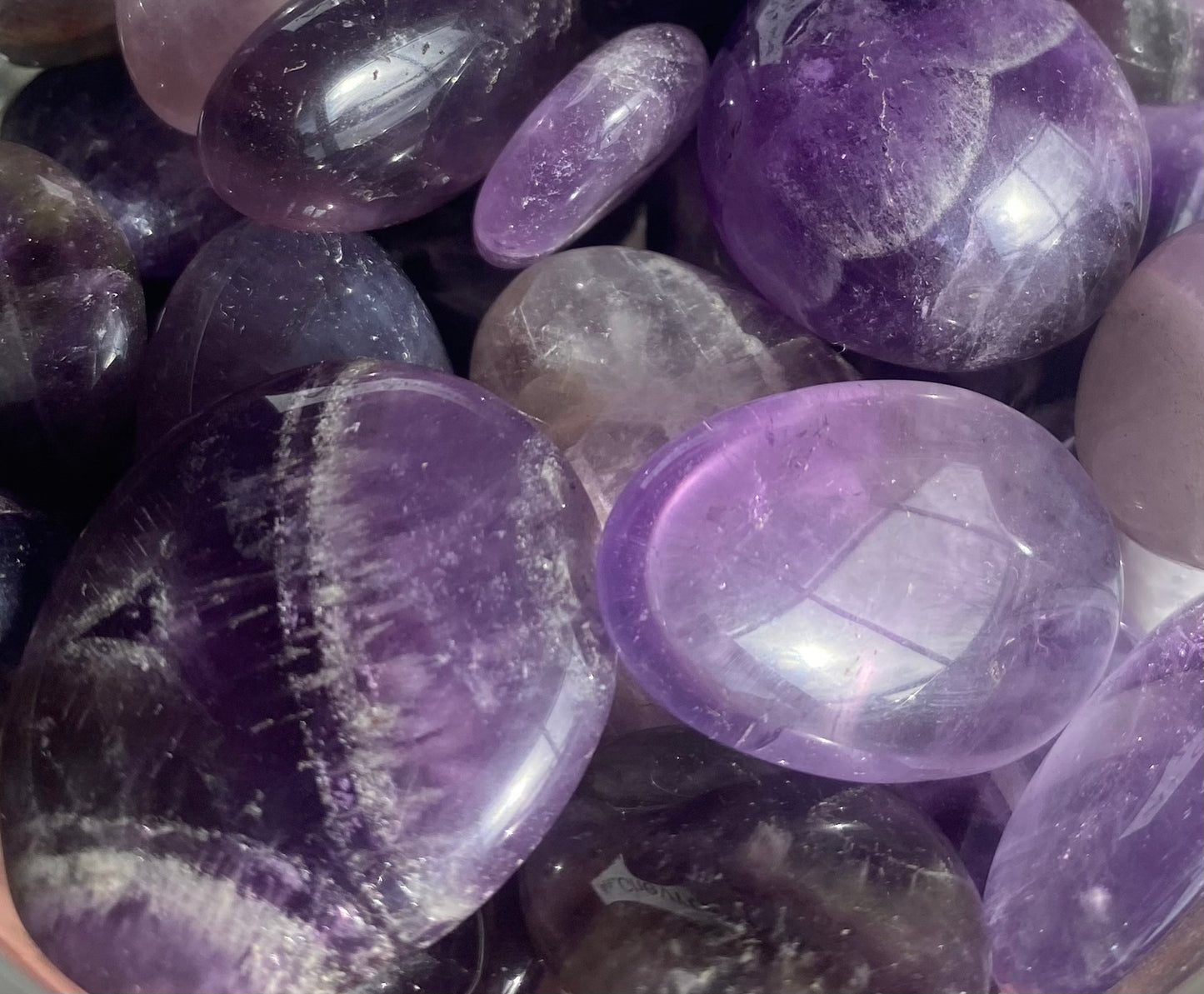 A+ Chevron Amethyst Tumbles Mountain Mineral Market