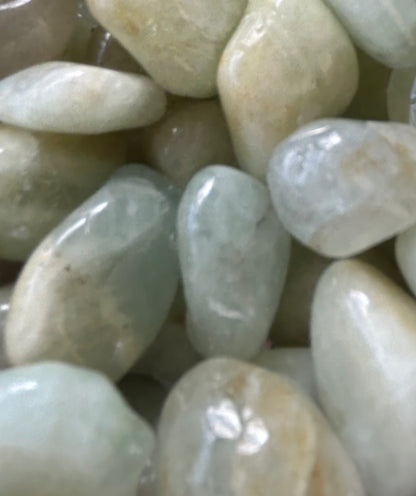 Aquamarine B Grade Tumbles Mountain Mineral Market