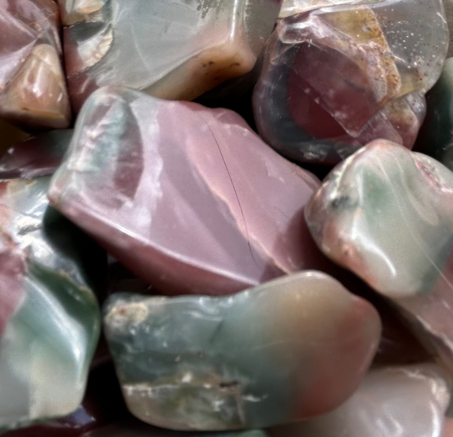 India Agate Tumbles Mountain Mineral Market