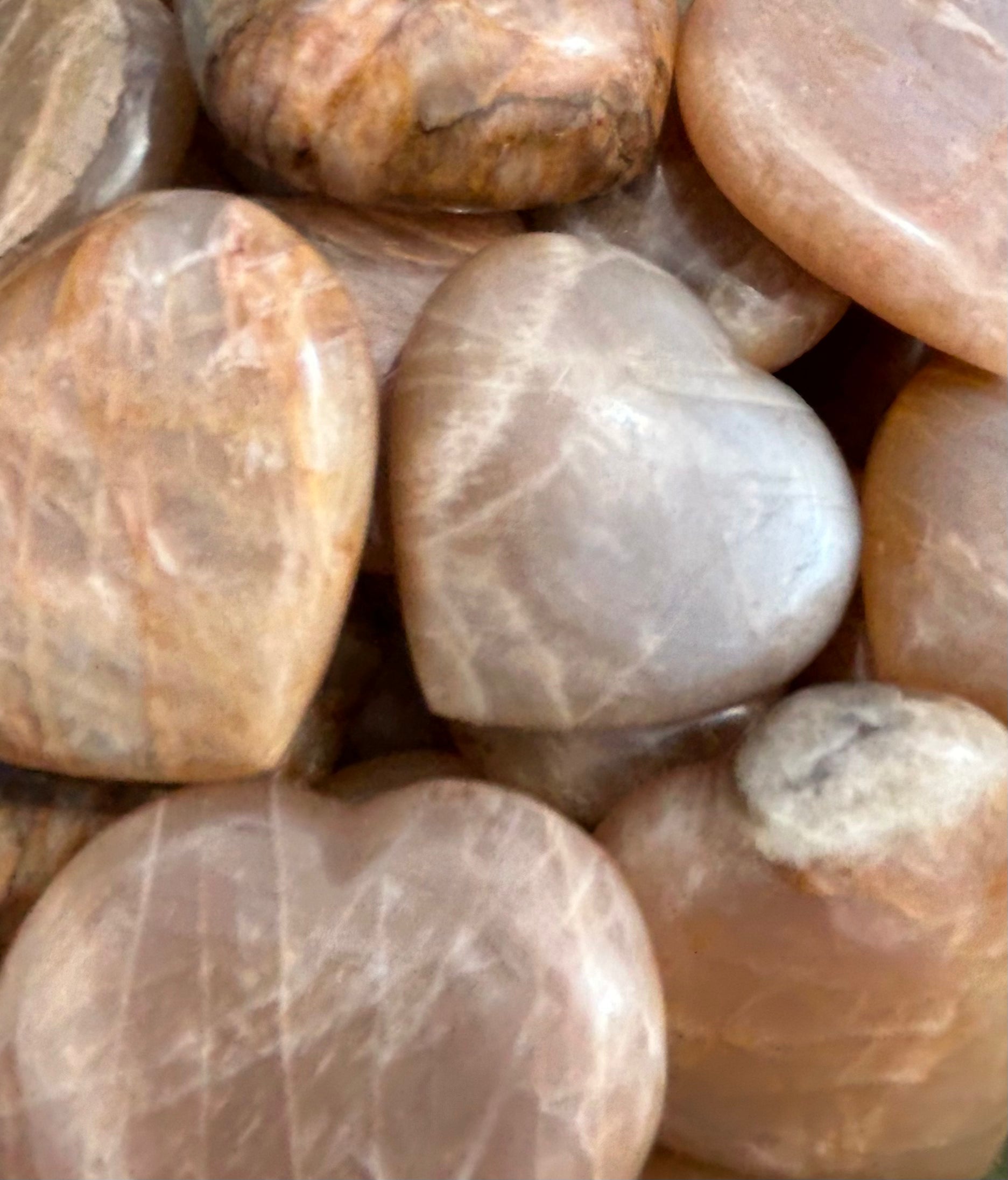 Moonstone Hearts Mountain Mineral Market