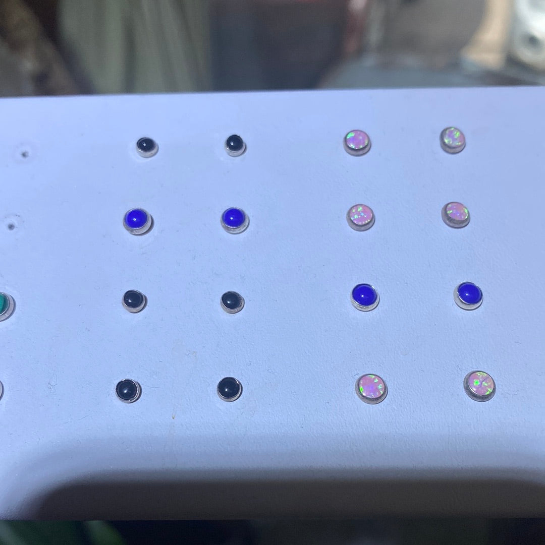 .925 Sterling silver studs Mountain Mineral Market