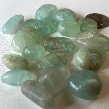 Green Fluorite Tumbles Mountain Mineral Market