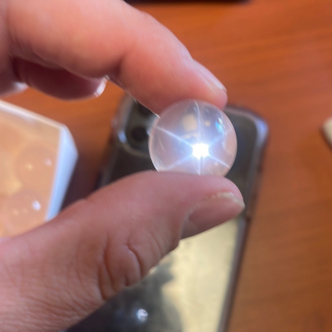 “Star” Rose Quartz Sphere Small MMM