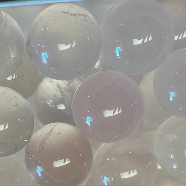 “Star” Rose Quartz Sphere Small MMM