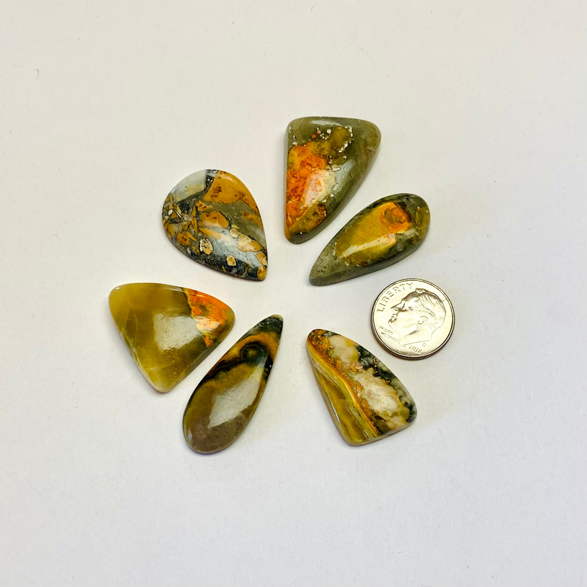 Bumblebee Jasper Cabochons Mountain Mineral Market