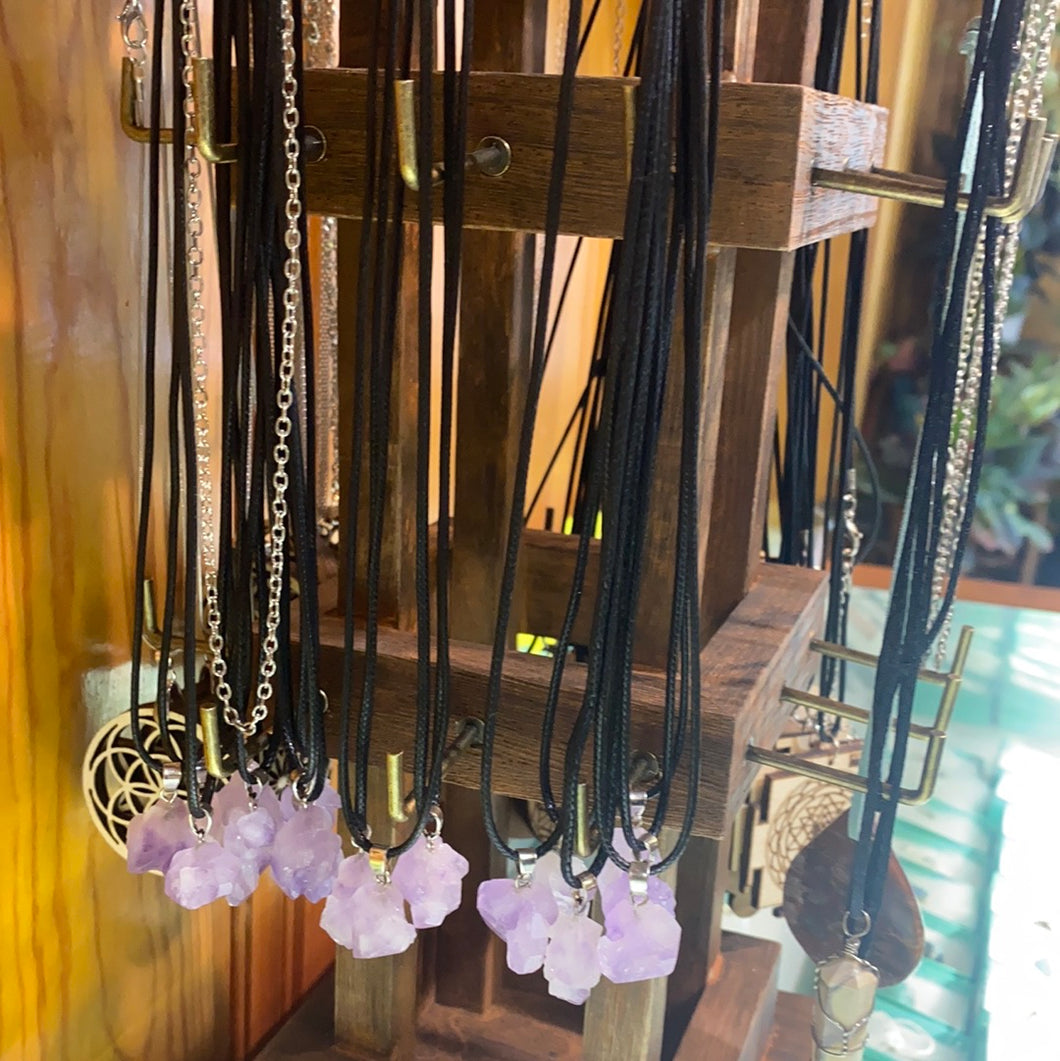 Crystal Pendants with Cordage