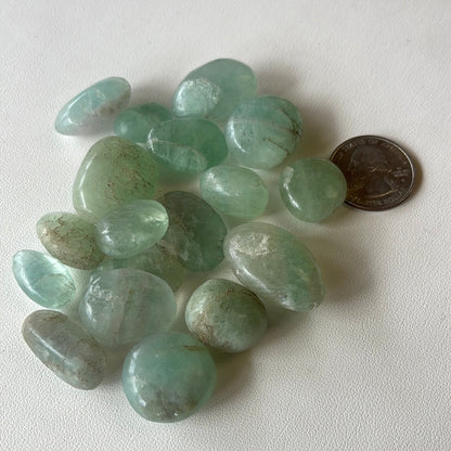 Green Fluorite Tumbles Mountain Mineral Market